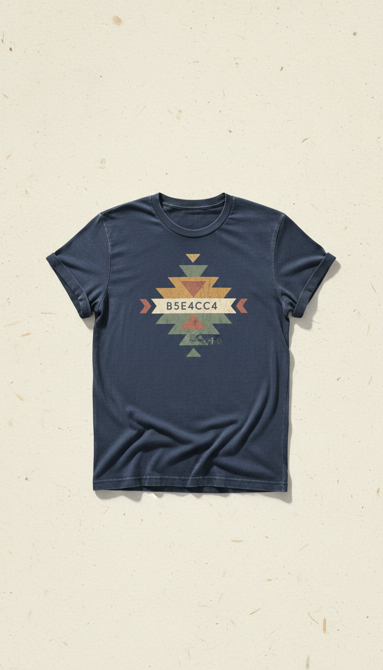 Washed Navy Graphic Tee