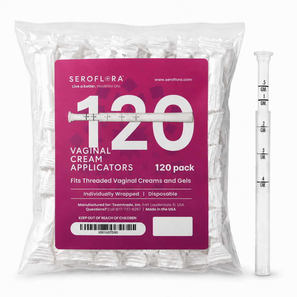 Disposable Vaginal Cream Applicators for Premarin, Estrace & many others (120ct)