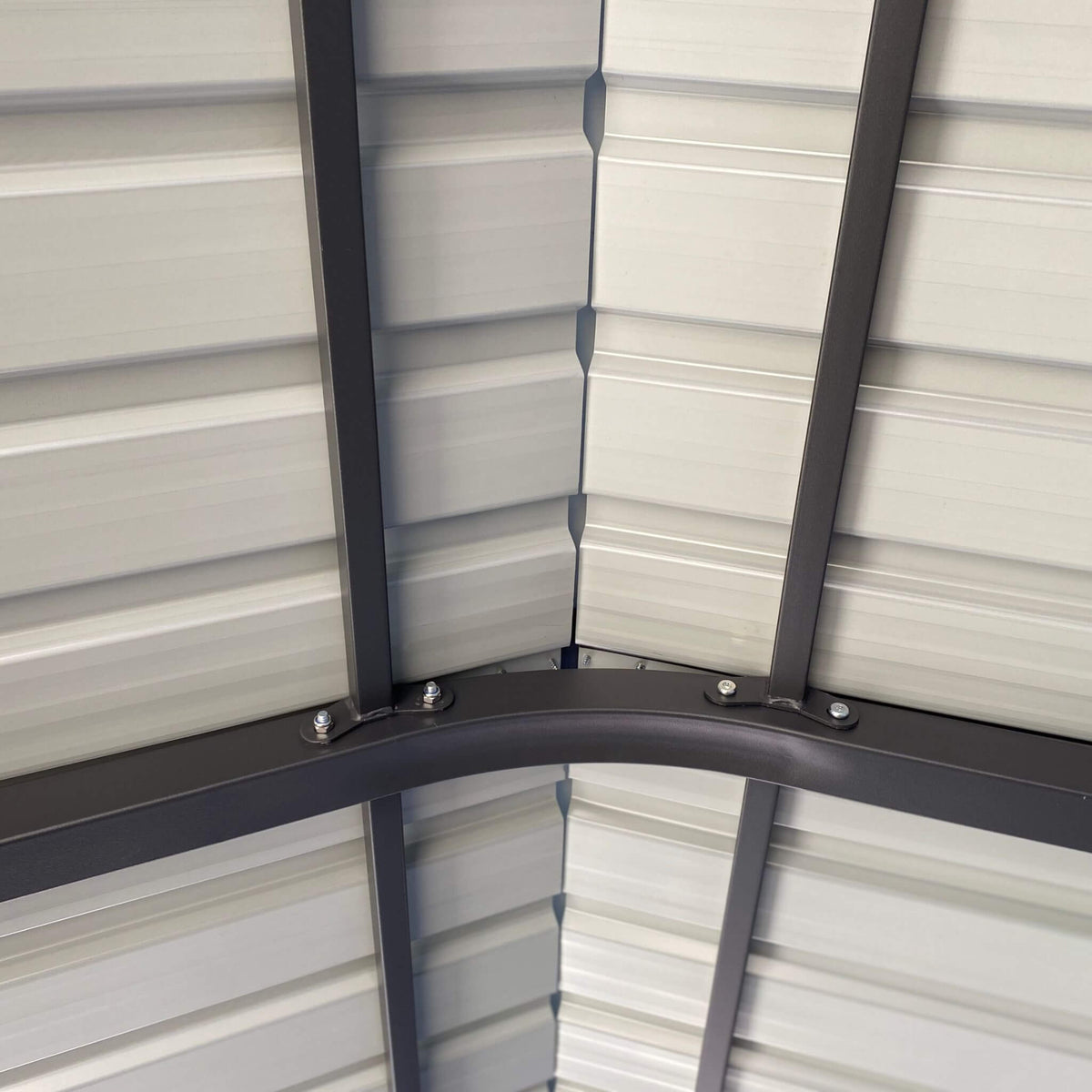 [12X20FT] Alora Heavy-Duty Metal Carport With Galvanized Steel Roof For Car, Boats And Trucks, Gray (SAK95562)