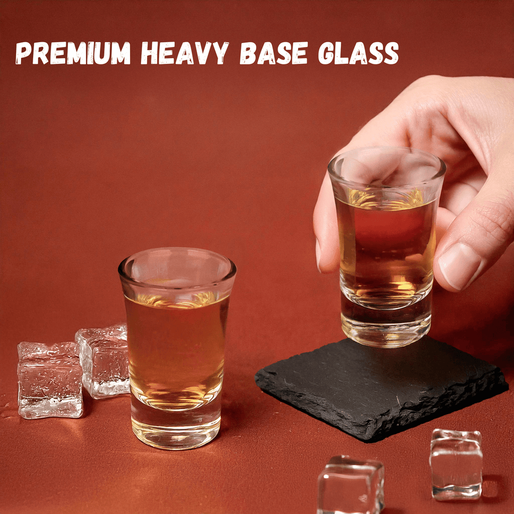 1.5 Oz Shot Glasses Set Of 8 With Heavy Base Shot Glass Set - Clear