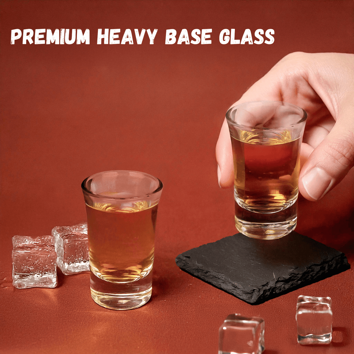 1.5 Oz Shot Glasses Set Of 8 With Heavy Base Shot Glass Set - Clear
