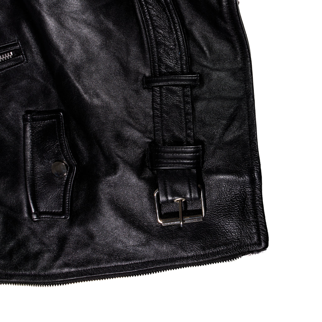 BL MAGIE LEATHER PADDED JACKET W/ SOFTENED DETACHABLE GLOVES