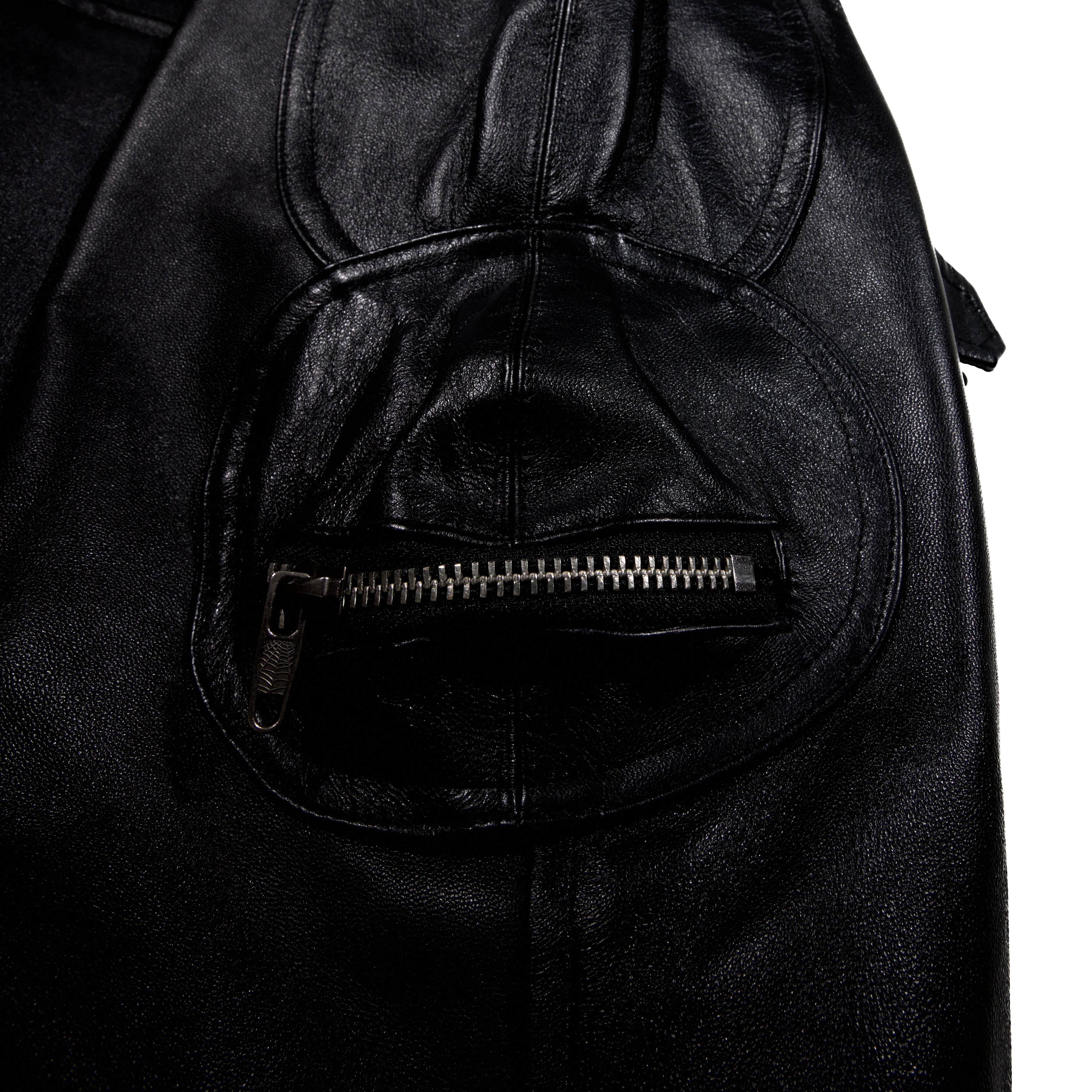 BL MAGIE LEATHER PADDED JACKET W/ SOFTENED DETACHABLE GLOVES