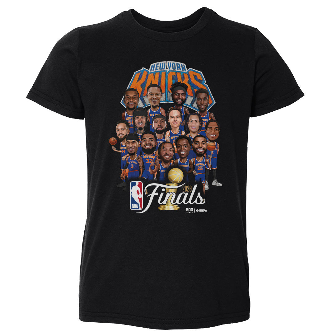 New York Knicks NBA Finals 2026 Caricature WHT