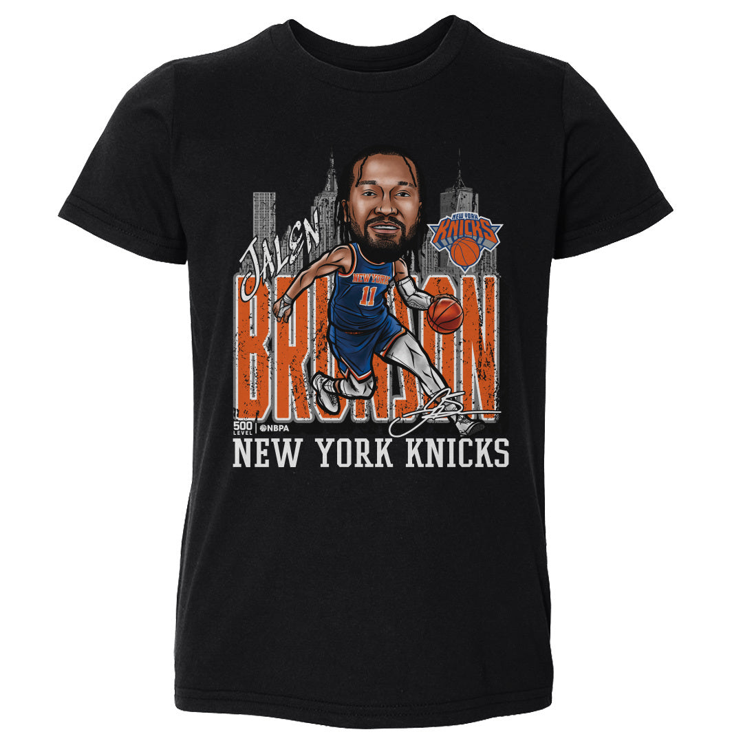 Jalen Brunson New York Knicks Cartoon City Cartoon WHT