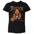 Jalen Brunson New York Knicks Caricature Retro WHT
