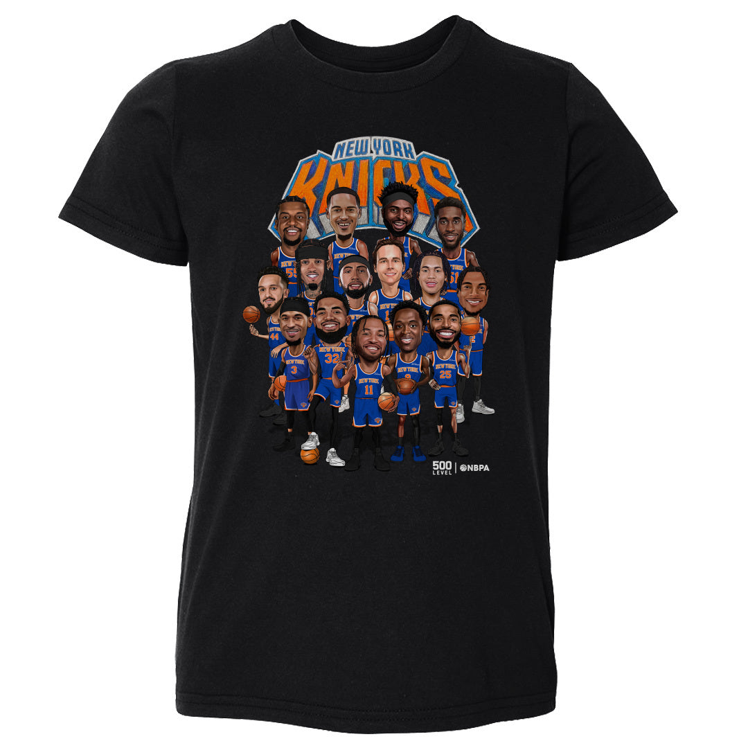 New York Knicks 2026 Playoffs Caricature WHT