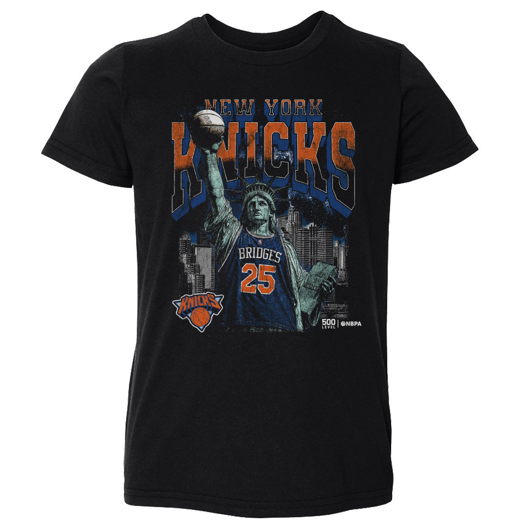 Mikal Bridges New York Knicks Statue Of Liberty WHT