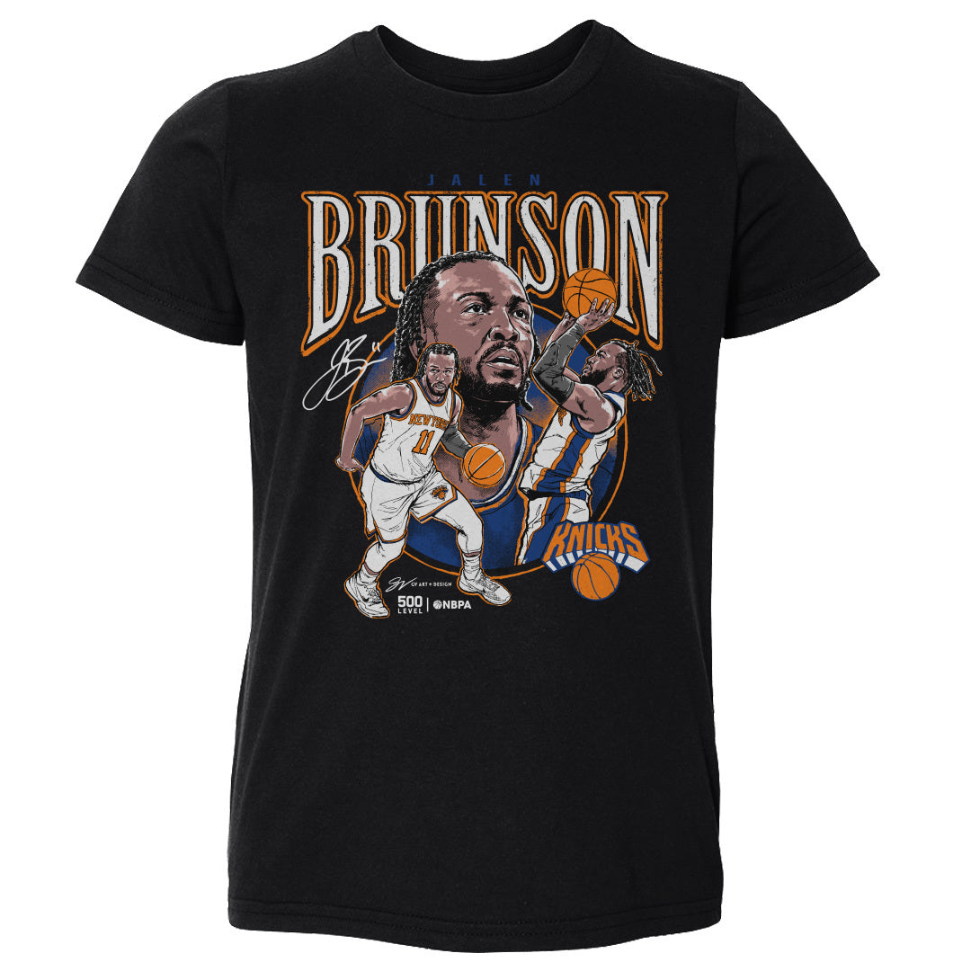 Jalen Brunson New York Knicks Trio WHT