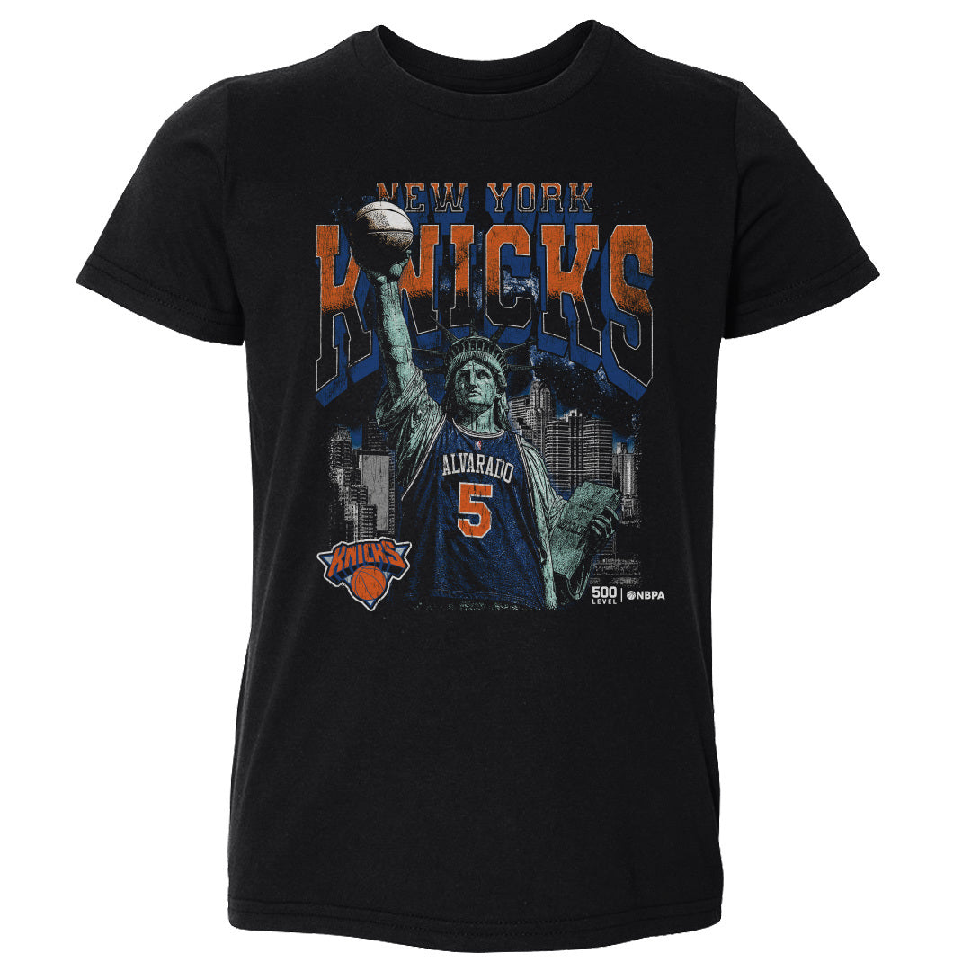 Jose Alvarado New York Knicks Statue Of Liberty WHT