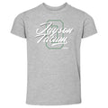 Jayson Tatum Boston Number Script WHT