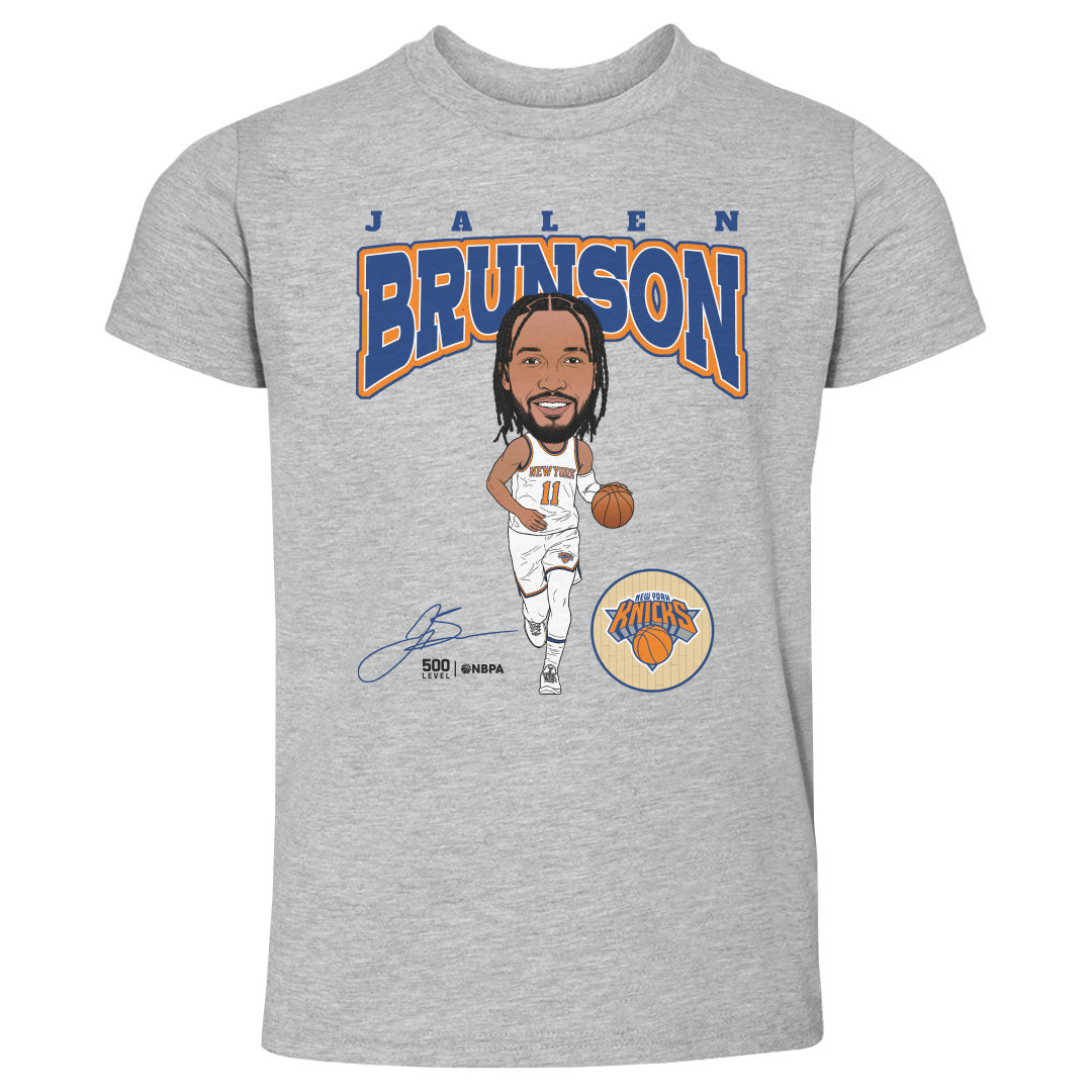 Jalen Brunson New York Knicks Hardwood Comic WHT