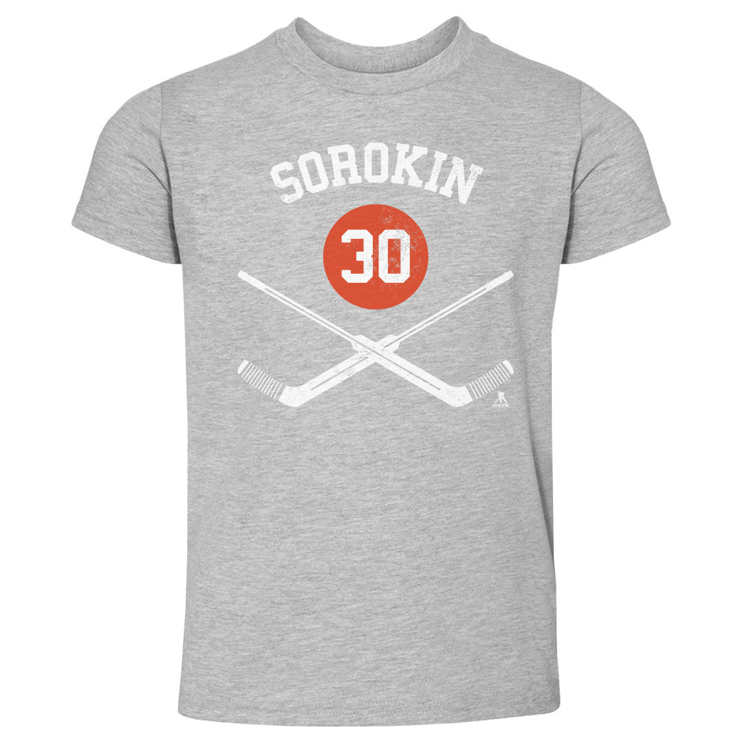 Ilya Sorokin New York I Goalie Sticks WHT