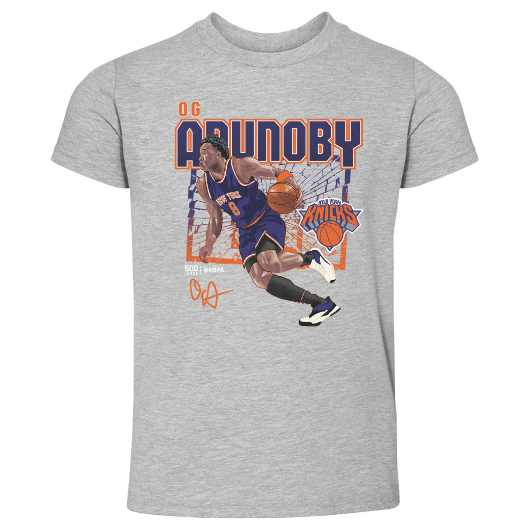 OG Anunoby New York Knicks Shattered WHT
