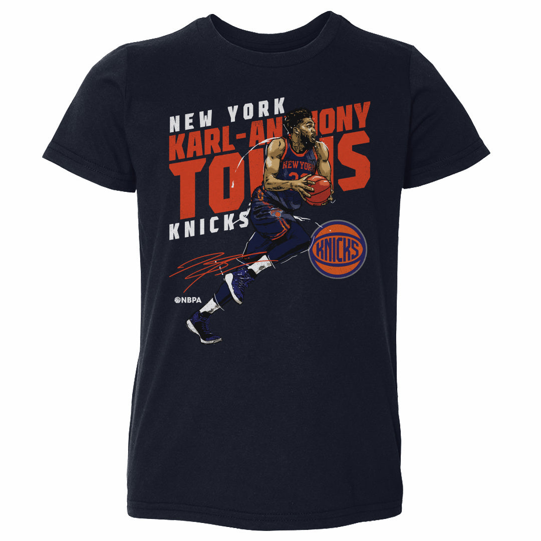 Karl-Anthony Towns New York Knicks Slant WHT