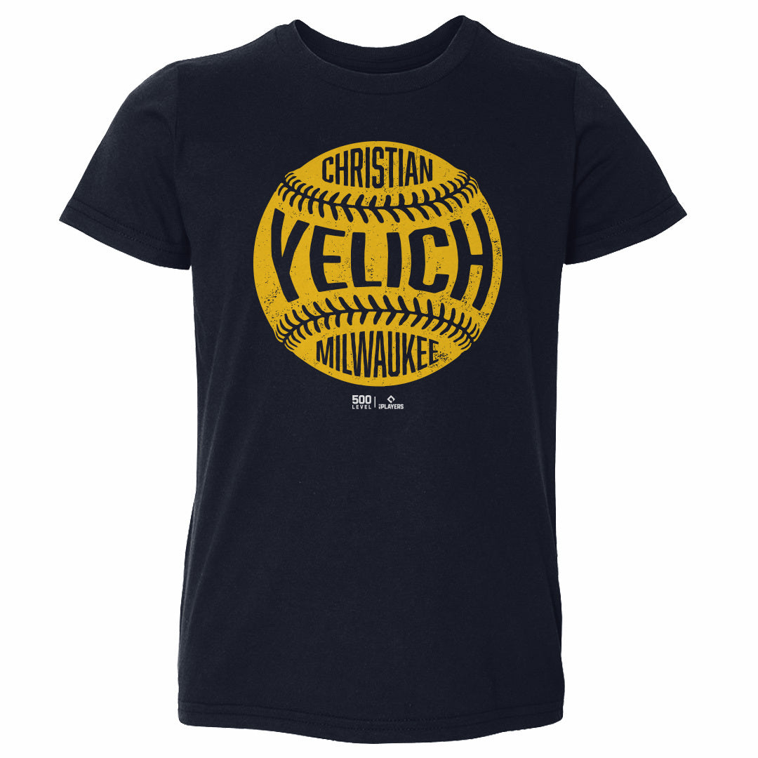 Christian Yelich Milwaukee Vintage Baseball WHT