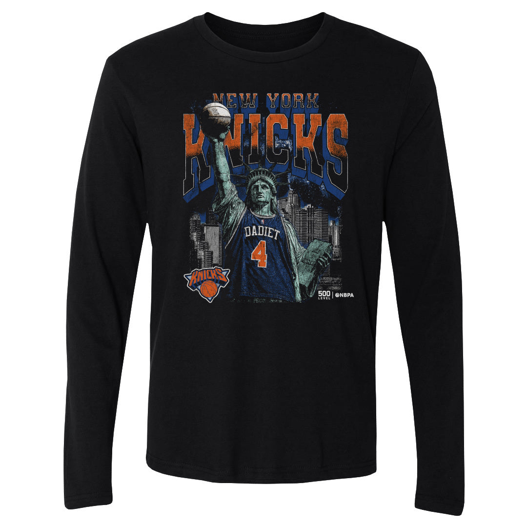 Pacome Dadiet New York Knicks Statue Of Liberty WHT