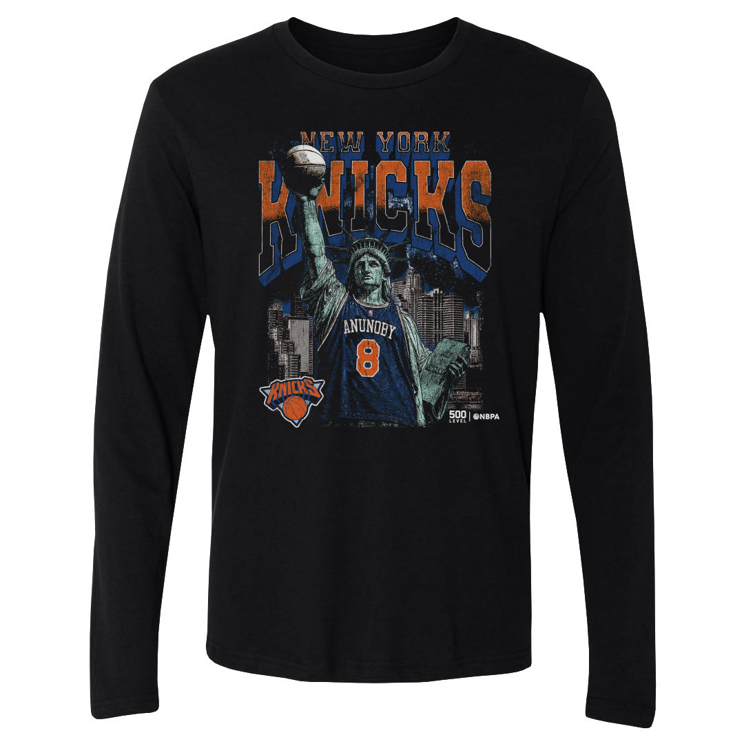OG Anunoby New York Knicks Statue Of Liberty WHT