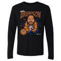 Jalen Brunson New York Knicks Caricature Retro WHT
