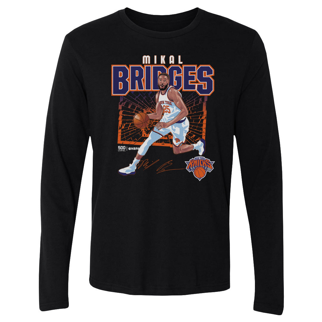 Mikal Bridges New York Knicks Shattered WHT