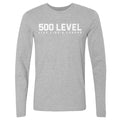 500 LEVEL Wordmark WHT