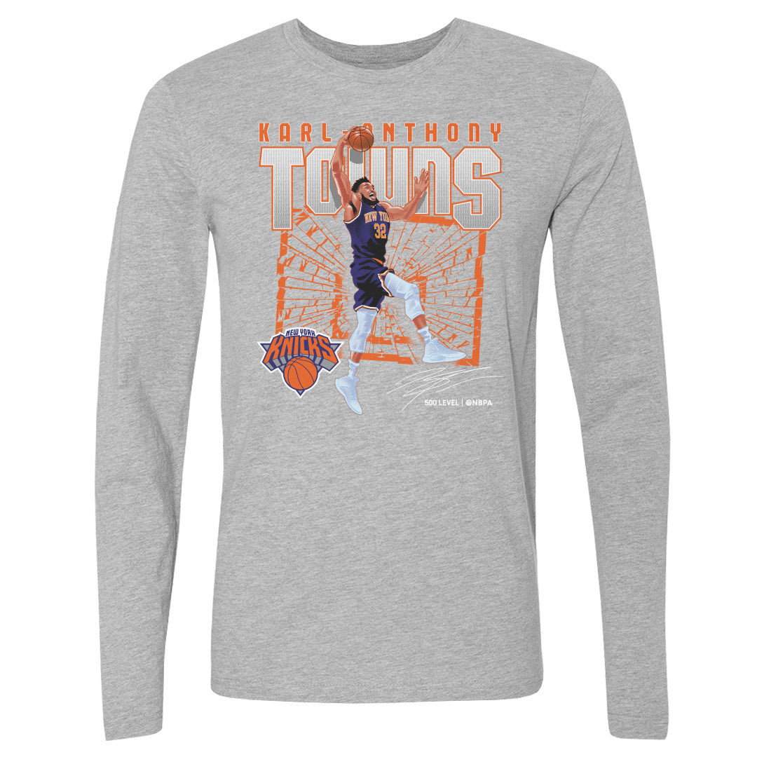 Karl-Anthony Towns New York Knicks Shattered WHT
