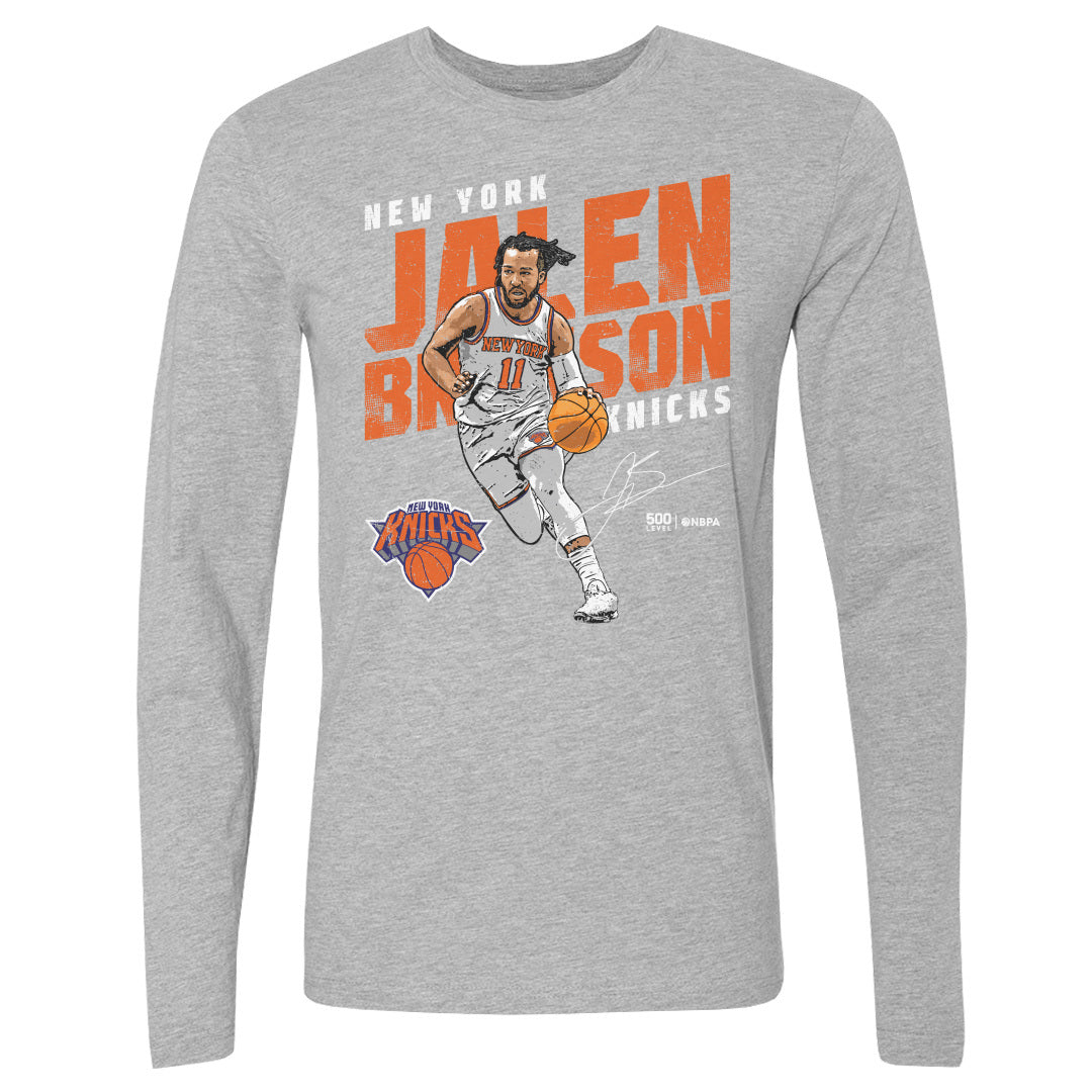 Jalen Brunson New York Knicks Slant WHT