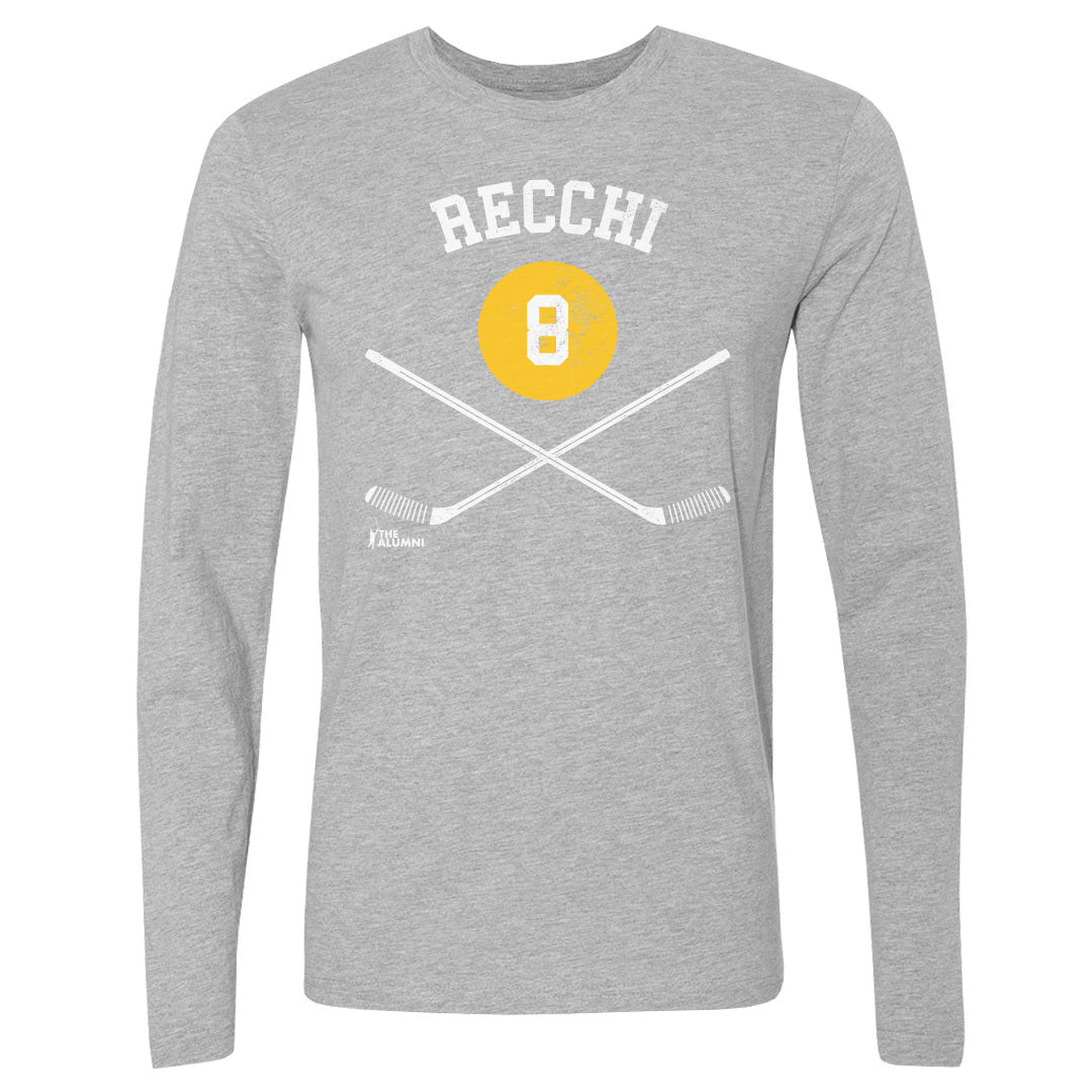 Mark Recchi Pittsburgh 8 Sticks WHT