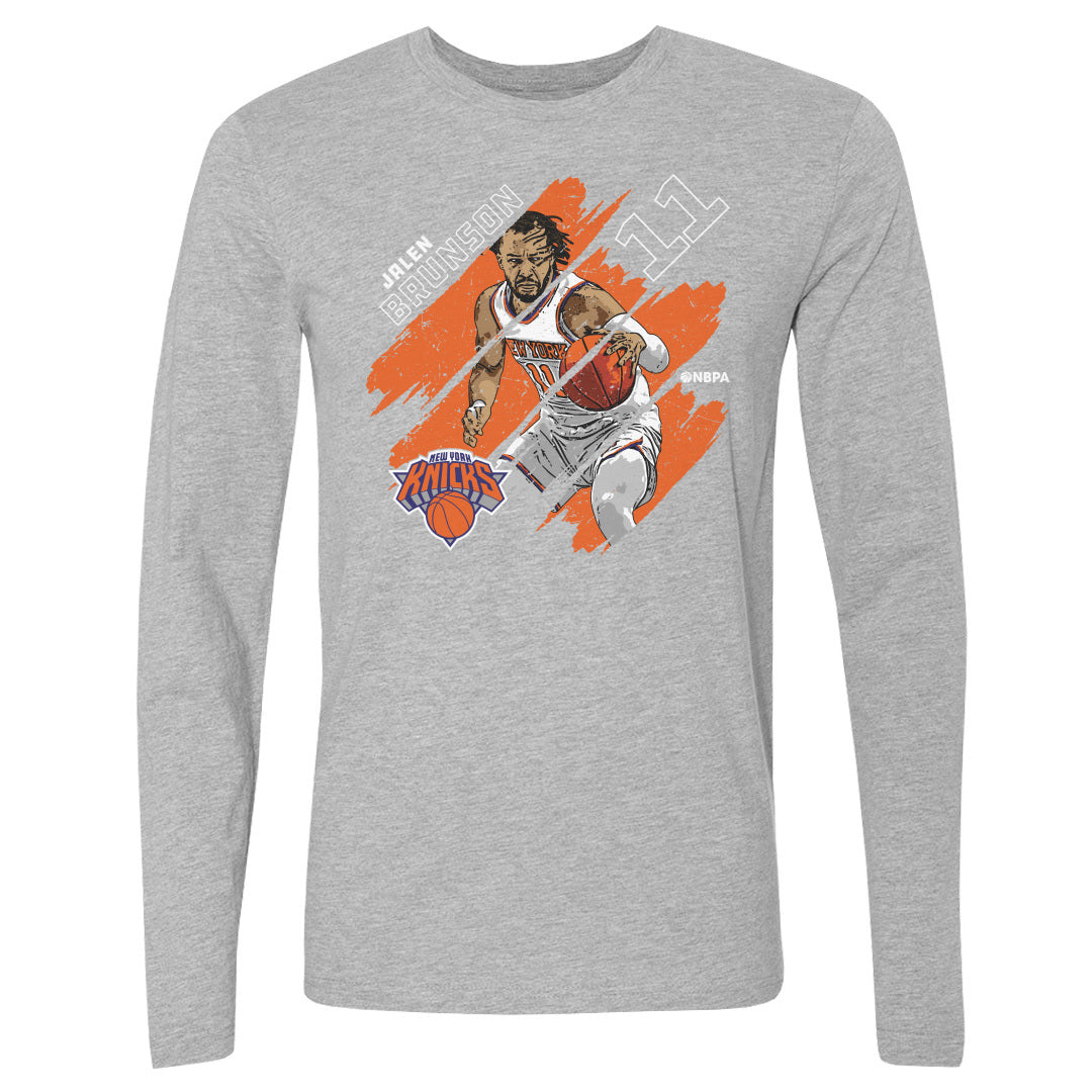 Jalen Brunson New York Knicks Stripes WHT