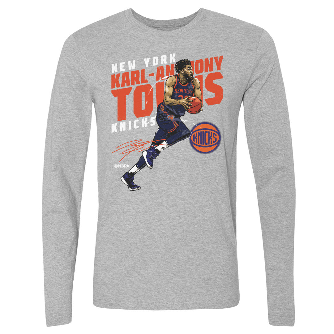 Karl-Anthony Towns New York Knicks Slant WHT