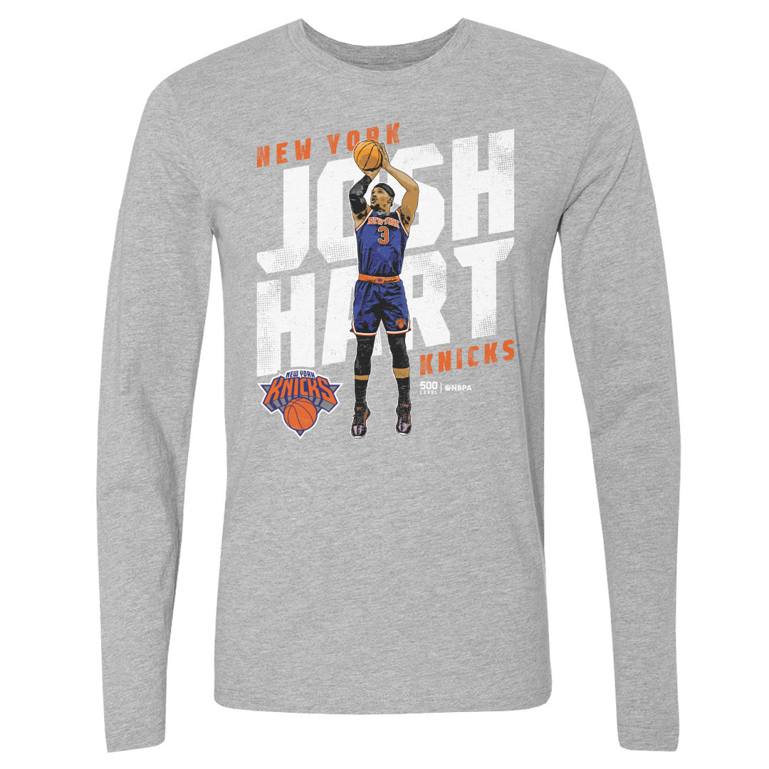 Josh Hart New York Knicks Slant WHT