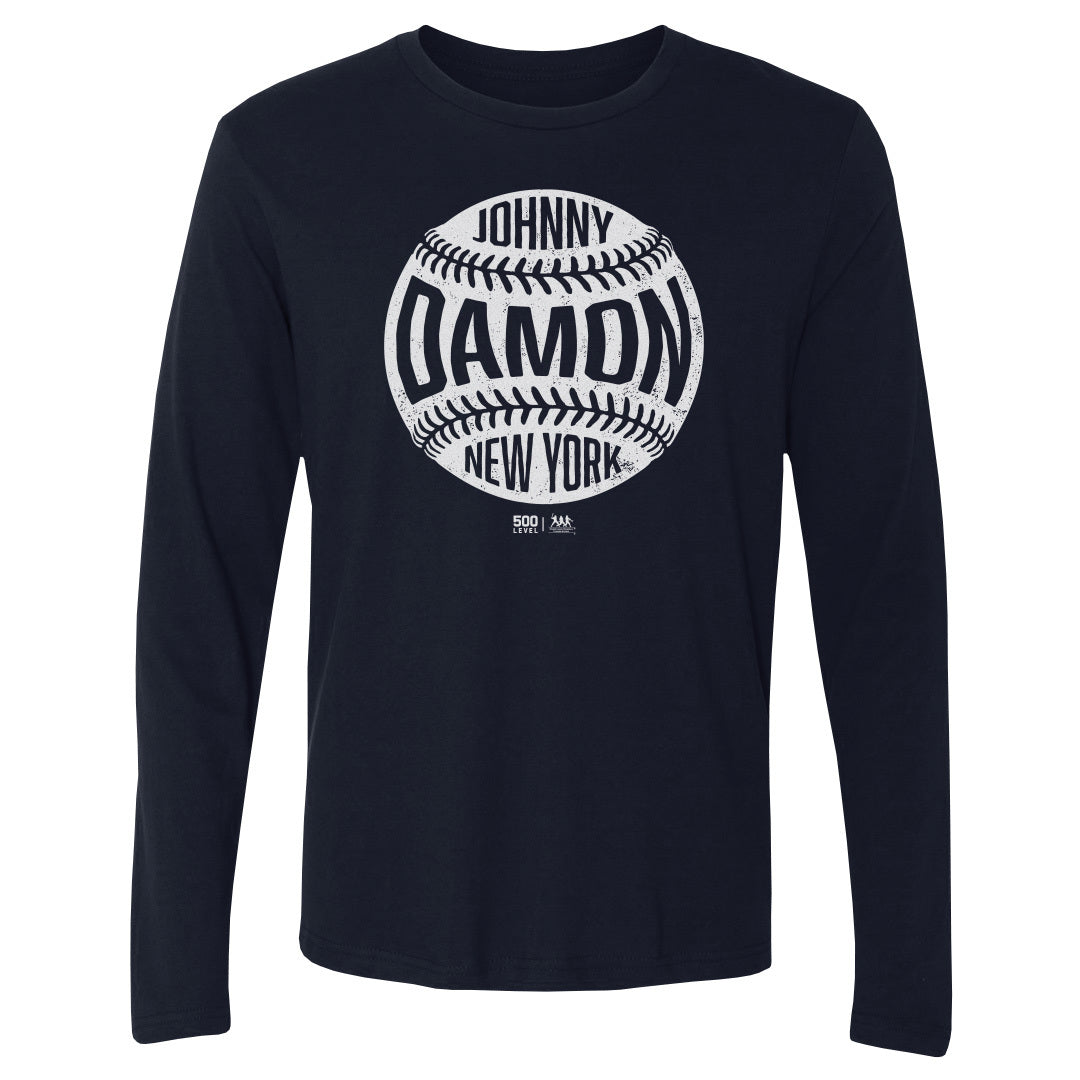 Johnny Damon New York Y Vintage Baseball WHT