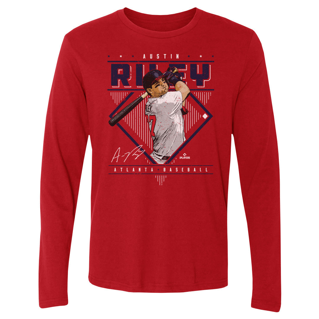 Austin Riley Atlanta Diamond Name WHT