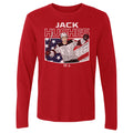 Jack Hughes New Jersey American Flag WHT