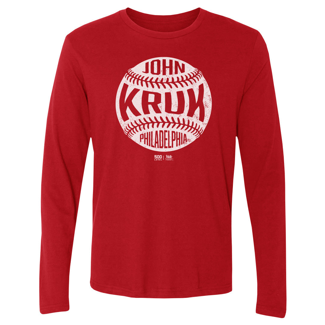 John Kruk Philadelphia Vintage Baseball WHT