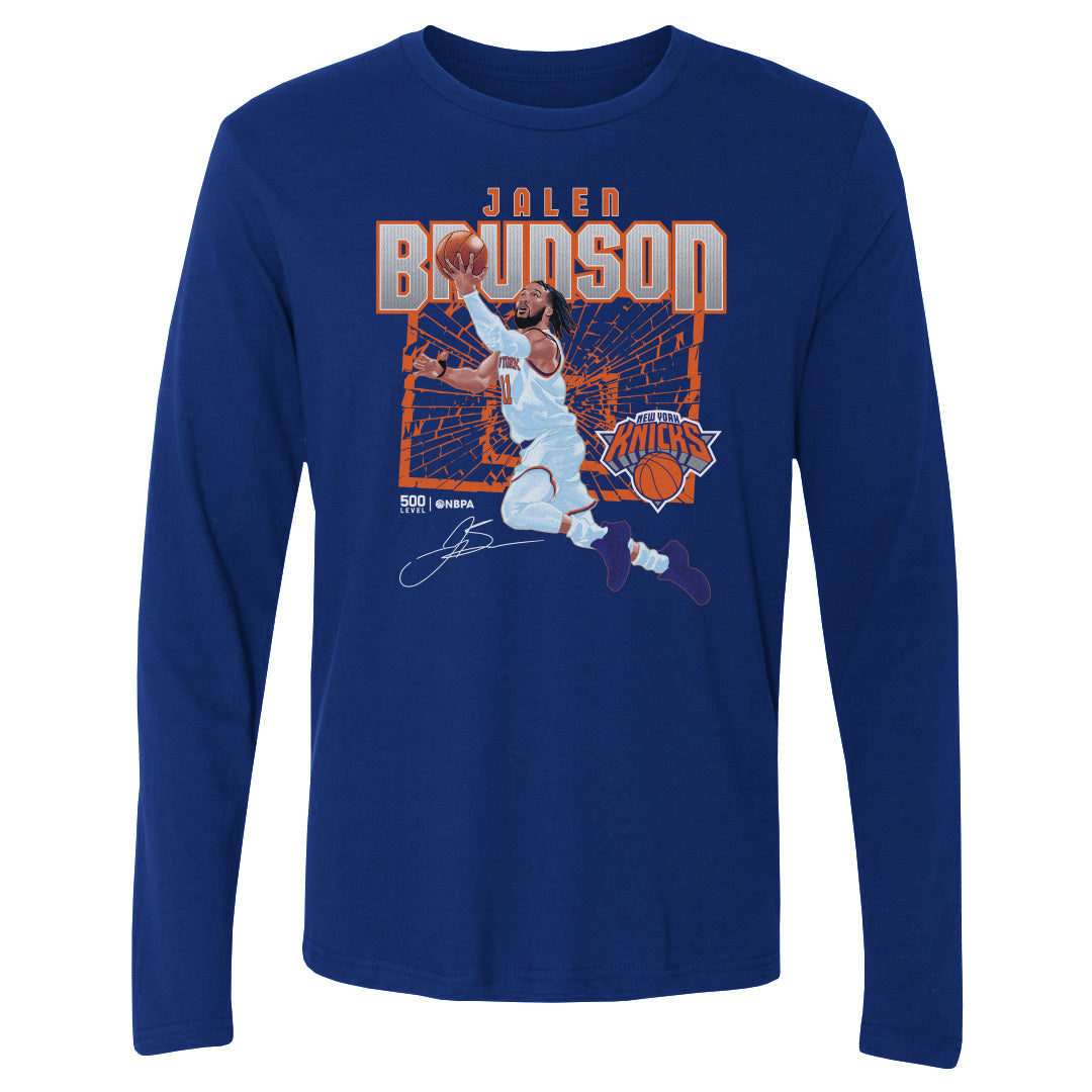 Jalen Brunson New York Knicks Shattered WHT