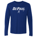 DePaul Blue Demons Track & Field Minimalist WHT