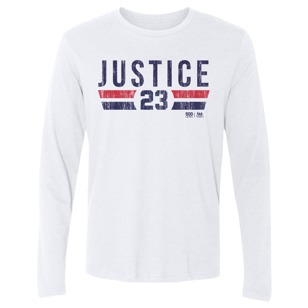 David Justice Atlanta Font