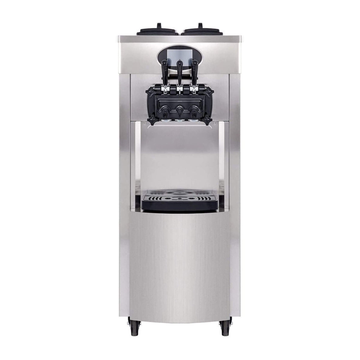 53-Inch Freestanding 3-Flavors Commercial Soft Serve Yogurt Ice Cream Machine Maker With Auto Clean (SAK74031)