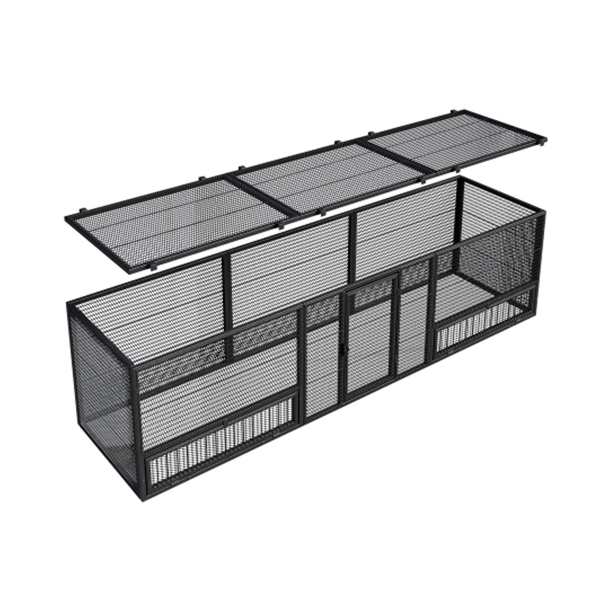 83-Inch Heavy-Duty Outdoor Metal Chicken Coop (SAK24679)