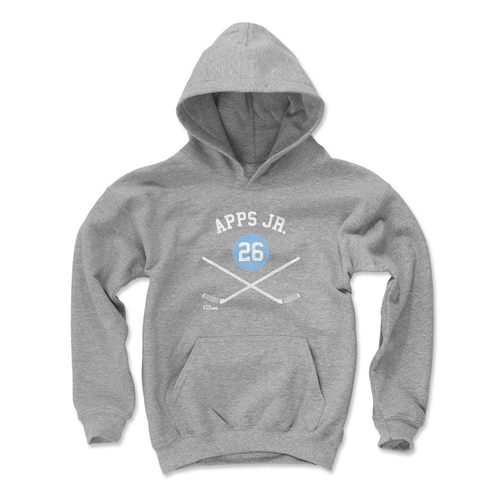 Syl Apps Jr. Pittsburgh 26 Sticks WHT
