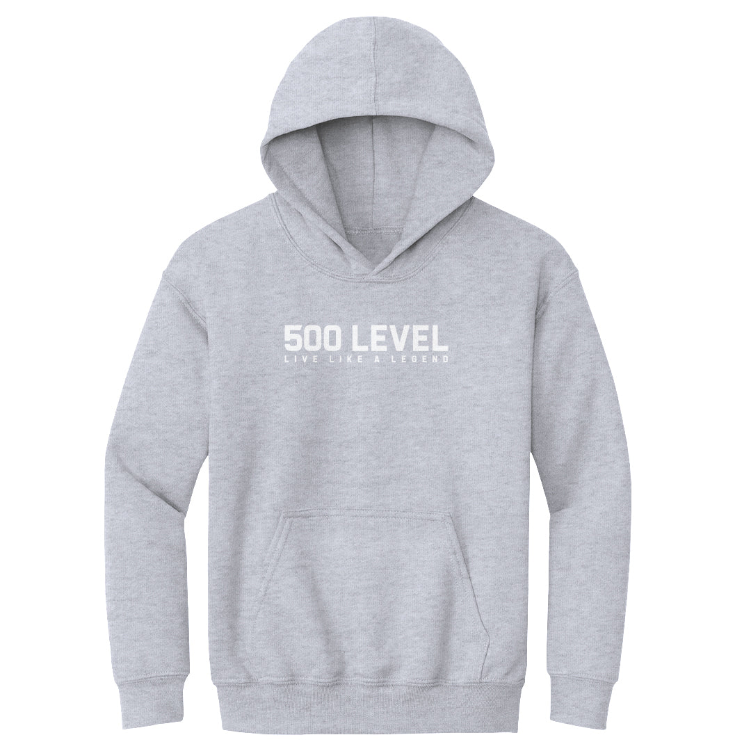 500 LEVEL Wordmark WHT