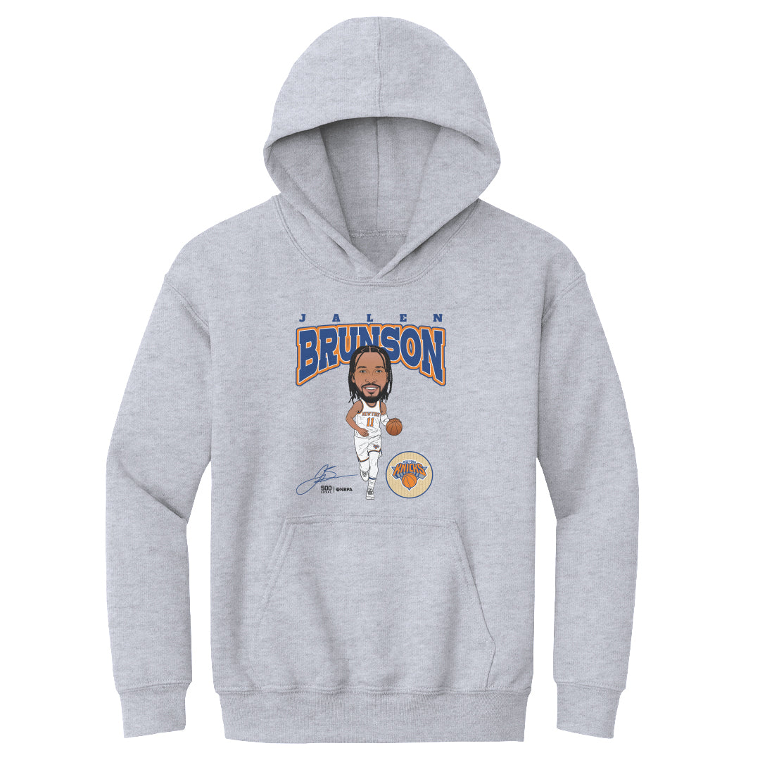 Jalen Brunson New York Knicks Hardwood Comic WHT