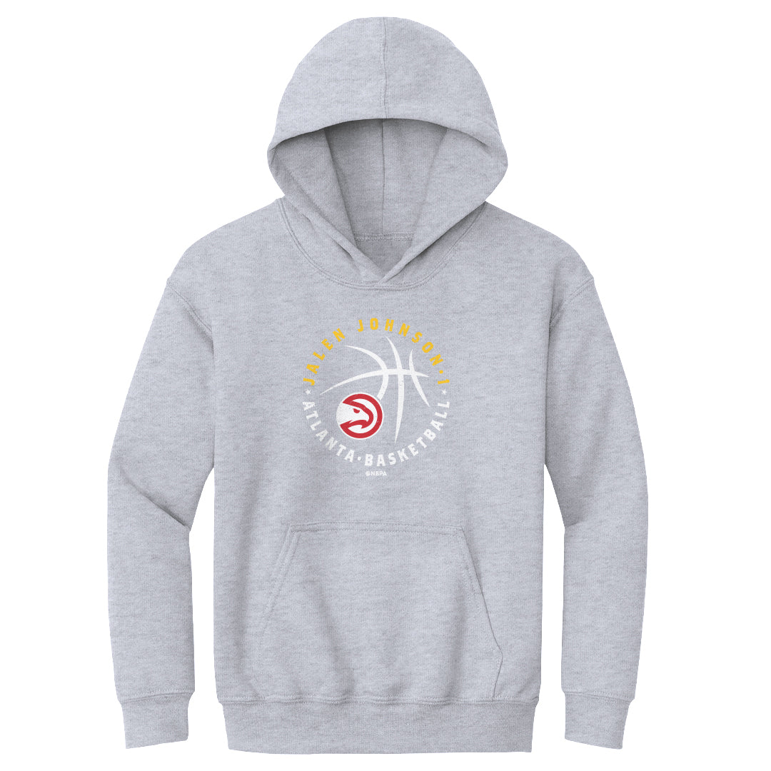 Jalen Johnson Atlanta Hawks Player Ball WHT