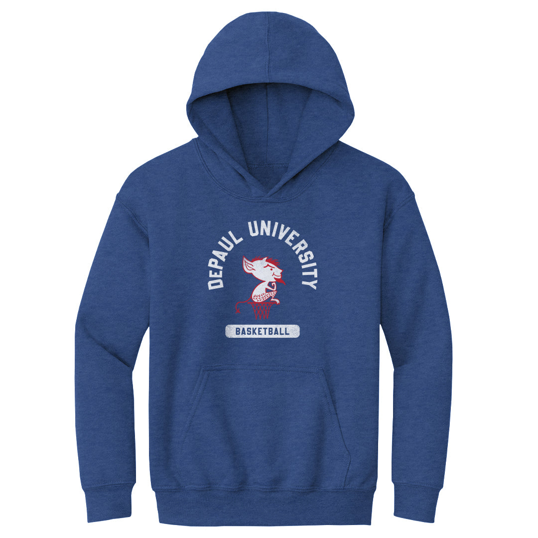 DePaul Blue Demons Mascot Basketball WHT