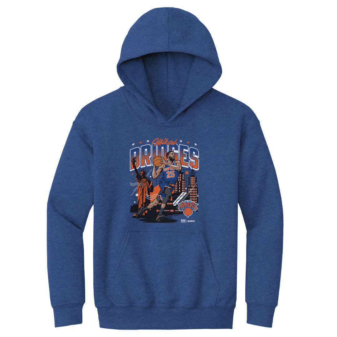 Mikal Bridges New York Knicks Skyline WHT