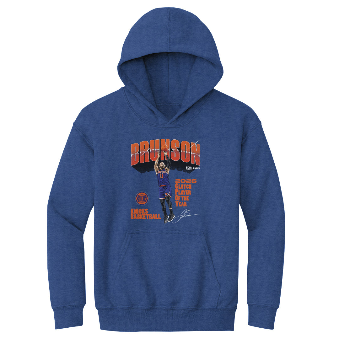 Jalen Brunson New York Knicks 2025 Clutch Player Of The Year WHT