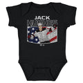 Jack Hughes New Jersey American Flag WHT
