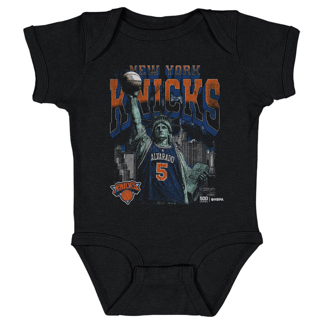 Jose Alvarado New York Knicks Statue Of Liberty WHT