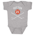 Brent Sutter New York I 21 Sticks WHT